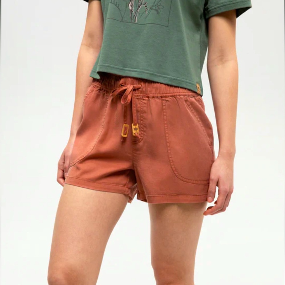 Ten Tree Instow shorts in Baked Clay